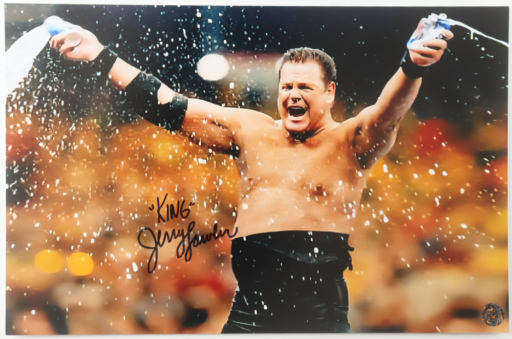 Jerry "The King" Lawler Signed WWE 11x17 Photo (Authentic Ink) at PristineAuction.com Jerry "The King" Lawler Signed WWE 11x17 Photo (Authentic Ink) at PristineAuction.com