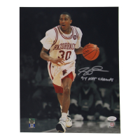 Scotty Thurman Signed Arkansas Razorbacks 11x14 Photo Inscribed "94 Nat Champs" (JSA) at PristineAuction.com