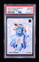 Justin Herbert 2020 Donruss White Hot Rookies #WHJH RC (PSA 10) at PristineAuction.com
