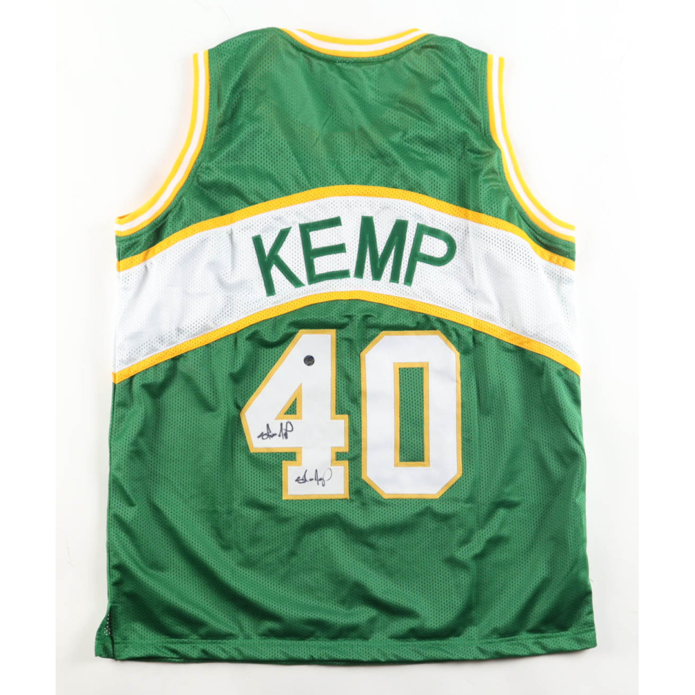 Shawn Kemp Twice-Signed Jersey (AWM) at PristineAuction.com