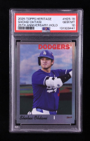 Shohei Ohtani 2025 Topps Heritage 25th Anniversary Holographic #H2519 (PSA 10) at PristineAuction.com