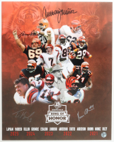 Bengals "Ring of Honor" 16x20 Photo Signed By (4) with Lemar Parrish, Ken Anderson, Tim Krumrie, Anthony Munoz (Authentic Ink) at PristineAuction.com