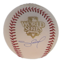 Pablo Sandoval Signed 2010 World Series Baseball (Beckett) at PristineAuction.com
