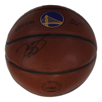 Kevin Durant Signed Warriors Logo NBA Basketball (PSA) at PristineAuction.com