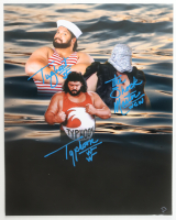 Fred Ottman Signed WWE 16x20 Photo as Tugboat, The Shockmaster & Typhoon with Brand Inscriptions (Authentic Ink) at PristineAuction.com