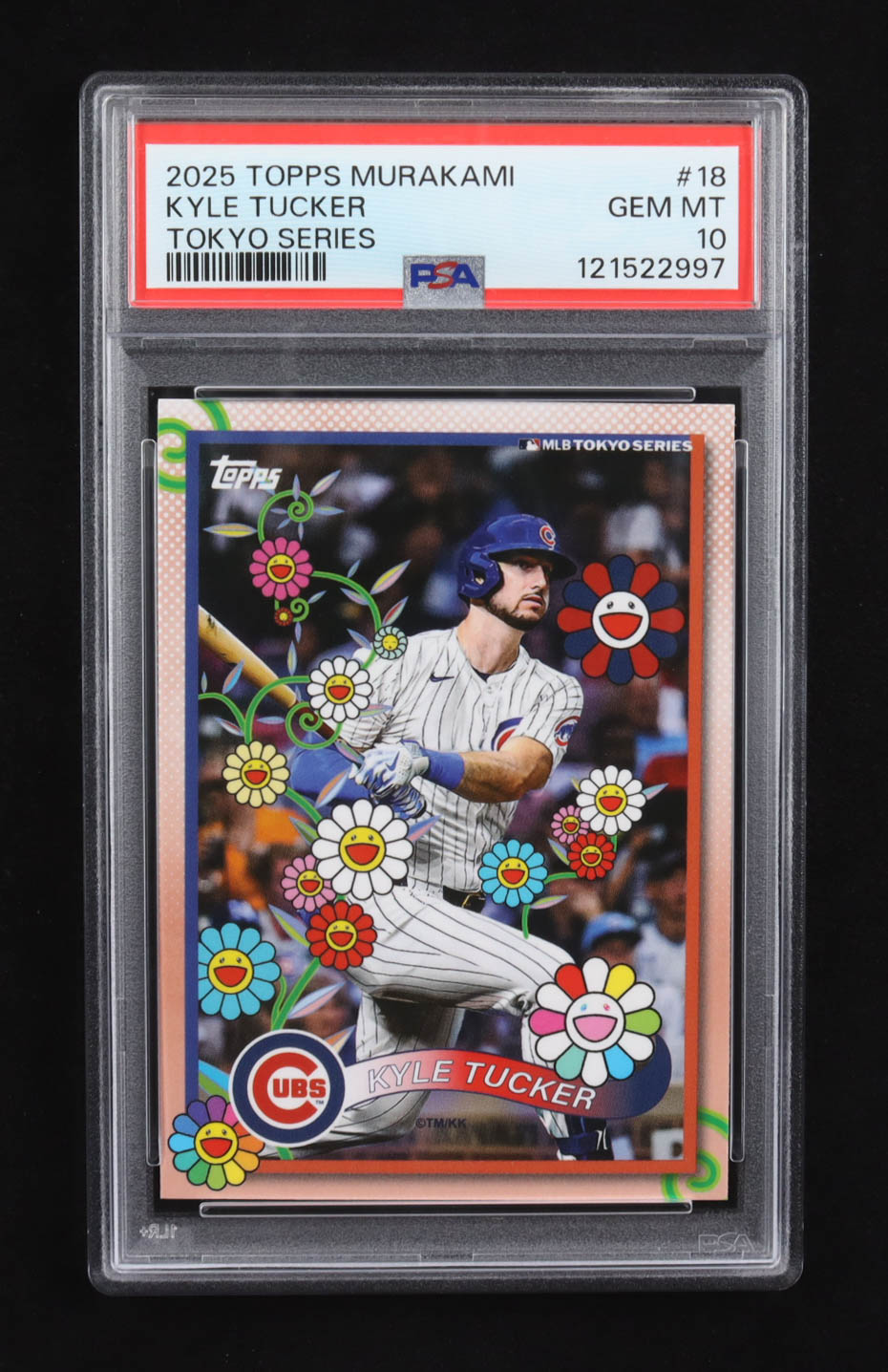 Kyle Tucker 2025 Topps Murakami Parallel Tokyo Series #18 (PSA 10) at PristineAuction.com Kyle Tucker 2025 Topps Murakami Parallel Tokyo Series #18 (PSA 10) at PristineAuction.com