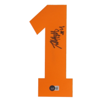 Jalin Hyatt Signed #1 Jersey Number Patch (Beckett) at PristineAuction.com
