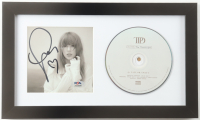 Taylor Swift Signed Custom Framed "The Tortured Poets Department" CD Album Insert Display With Disc (PSA) at PristineAuction.com