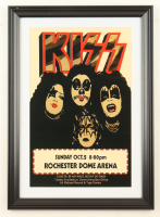 1975 "Kiss" Rochester Dome Arena Custom Framed Concert Poster at PristineAuction.com