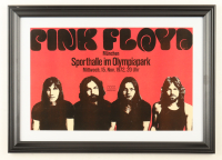 1972 "Pink Floyd" Munich, Germany Concert Custom Framed Poster at PristineAuction.com