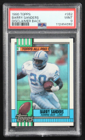 Barry Sanders 1990 Topps Disclaimer Back #352 (PSA 9) at PristineAuction.com