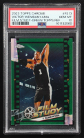 Victor Wembanyama 2023-24 Topps Chrome Film Study Green Topps Refractors #FS13 RC (PSA 10) at PristineAuction.com
