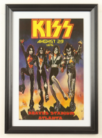 1976 "Kiss" Braves Stadium Atlanta Custom Framed Concert Poster at PristineAuction.com