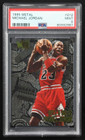 Michael Jordan 1995-96 Metal #212 NB (PSA 9) at PristineAuction.com