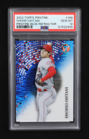 Shohei Ohtani 2022 Topps Pristine Blue Refractor #189 #14/75 (PSA 10) at PristineAuction.com