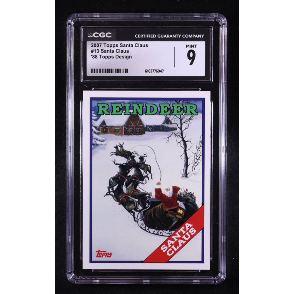 Santa Claus 2007 Topps Santa Claus #13 (CGC 9) at PristineAuction.com