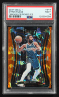 Kyrie Irving 2024-25 Select Orange Cracked Ice Prizms #344 #146/275 (PSA 9) at PristineAuction.com