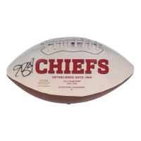 Eric Berry Signed Chiefs Logo Football (JSA) at PristineAuction.com