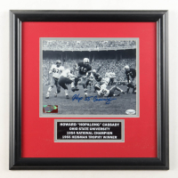 Howard 'Hopalong' Cassady Signed Ohio State Buckeyes Custom Framed Photo Display (Sports Collectibles) at PristineAuction.com