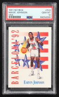 Magic Johnson 1991-92 SkyBox #533 USA (PSA 10) at PristineAuction.com