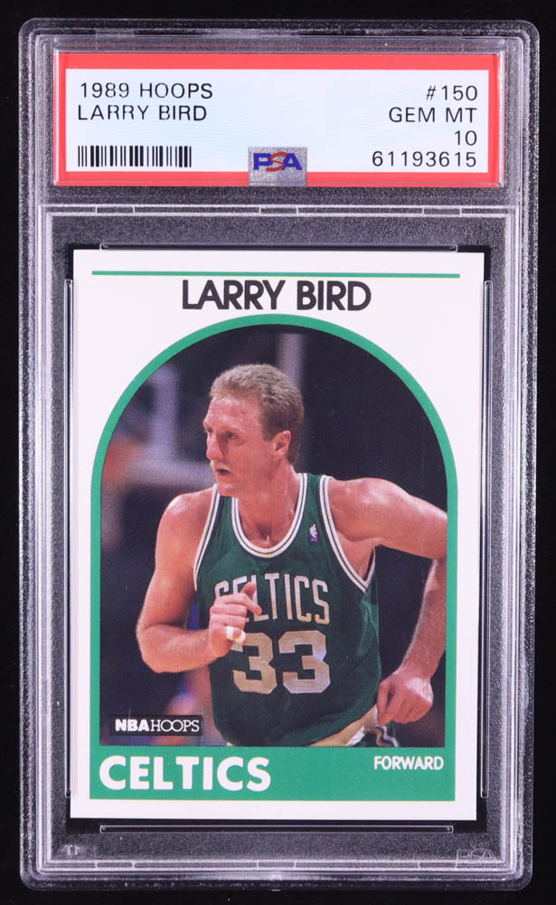 Larry Bird 1989-90 Hoops #150 (PSA 10) at PristineAuction.com Larry Bird 1989-90 Hoops #150 (PSA 10) at PristineAuction.com