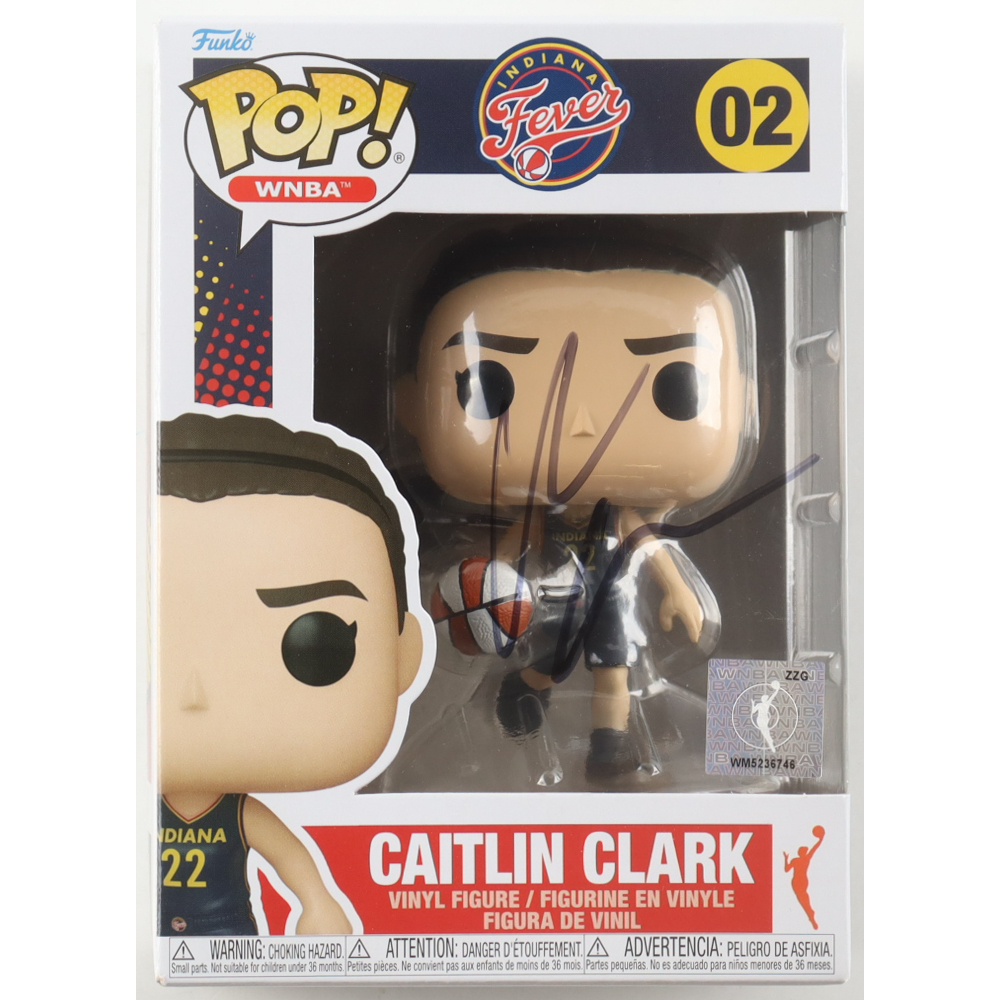 Caitlin Clark Signed Fever #02 Funko Pop! Vinyl Figure (PSA) at PristineAuction.com