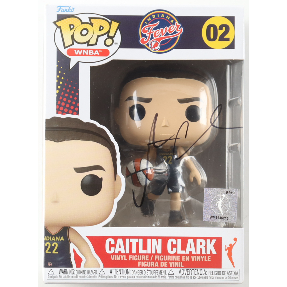 Caitlin Clark Signed Fever #02 Funko Pop! Vinyl Figure (PSA) at PristineAuction.com