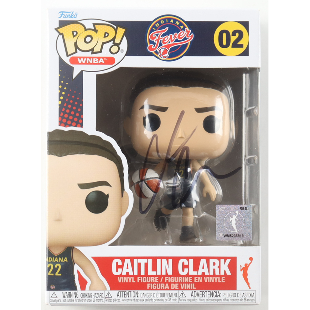 Caitlin Clark Signed Fever #02 Funko Pop! Vinyl Figure (PSA) at PristineAuction.com