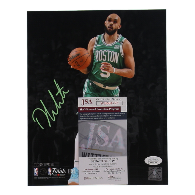 Derrick White Signed Celtics 8x10 Photo (JSA) at PristineAuction.com Derrick White Signed Celtics 8x10 Photo (JSA) at PristineAuction.com