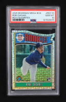 Roki Sasaki 2025 Bowman Mega Box Roy Favorites #ROY-10 RC (PSA 10) at PristineAuction.com