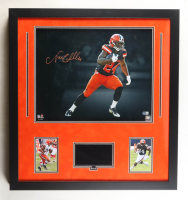 Nick Chubb Signed Browns Custom Framed Photo Display (Beckett) at PristineAuction.com