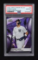 Aaron Judge 2025 Topps Chrome Black Purple Mini Diamond #99 #07/75 (PSA 10) at PristineAuction.com
