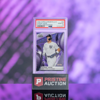 Aaron Judge 2025 Topps Chrome Black Purple Mini Diamond #99 #07/75 (PSA 10) at PristineAuction.com