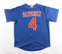 Francisco Alvarez Signed Mets Nike Authentic Jersey (Beckett) at PristineAuction.com