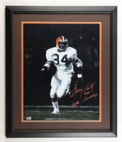 Greg Pruitt Signed Oklahoma Sooners Custom Framed Photo Display Inscribed "Hello - Goodbye" (Beckett) at PristineAuction.com
