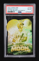 Shohei Ohtani 2022 Topps Fire To The Moon Die Cut Gold Minted #TTM-1 (PSA 8) at PristineAuction.com