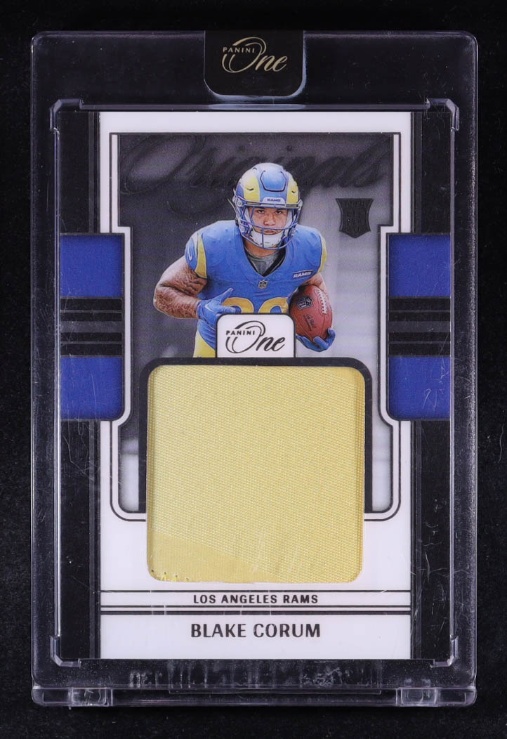 Blake Corum 2024 Panini One One Originals #8 #83/99 RC at PristineAuction.com Blake Corum 2024 Panini One One Originals #8 #83/99 RC at PristineAuction.com