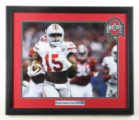 Ezekiel Elliott Signed Ohio State Buckeyes Custom Framed Photo Display (Beckett) at PristineAuction.com