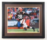 Jeremiah Owusu-Koramoah Signed Browns Custom Framed Photo Display (Beckett) at PristineAuction.com