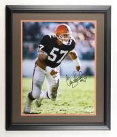 Clay Matthews Jr. Signed Browns Custom Framed Photo Display (Sports Collectibles) at PristineAuction.com