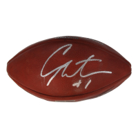 Cam Newton Signed "The Duke" NFL Super Bowl XLV Packers Logo Football (JSA) at PristineAuction.com