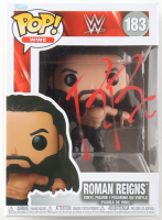 Roman Reigns Signed WWE #183 Funko Pop! Vinyl Figure (Beckett) at PristineAuction.com