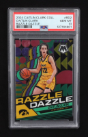 Caitlin Clark 2024 Panini Mosaic Razzle Dazzle Caitlin Clark Collection #RD-2 RC (PSA 10) at PristineAuction.com
