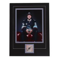 Berkly Catton Signed Kraken 12x16 Custom Matted Cut Display (JSA) at PristineAuction.com