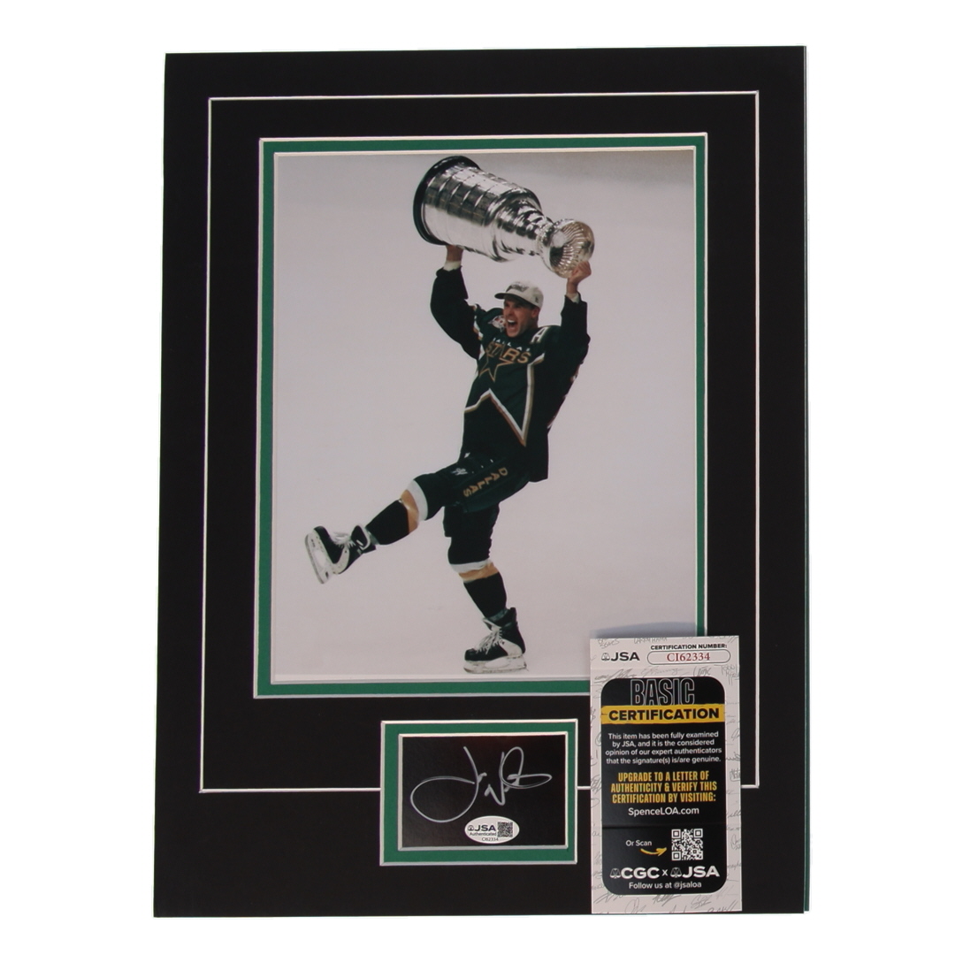 Joe Nieuwendyk Signed Stars 12x16 Custom Matted Cut Display (JSA) at PristineAuction.com Joe Nieuwendyk Signed Stars 12x16 Custom Matted Cut Display (JSA) at PristineAuction.com