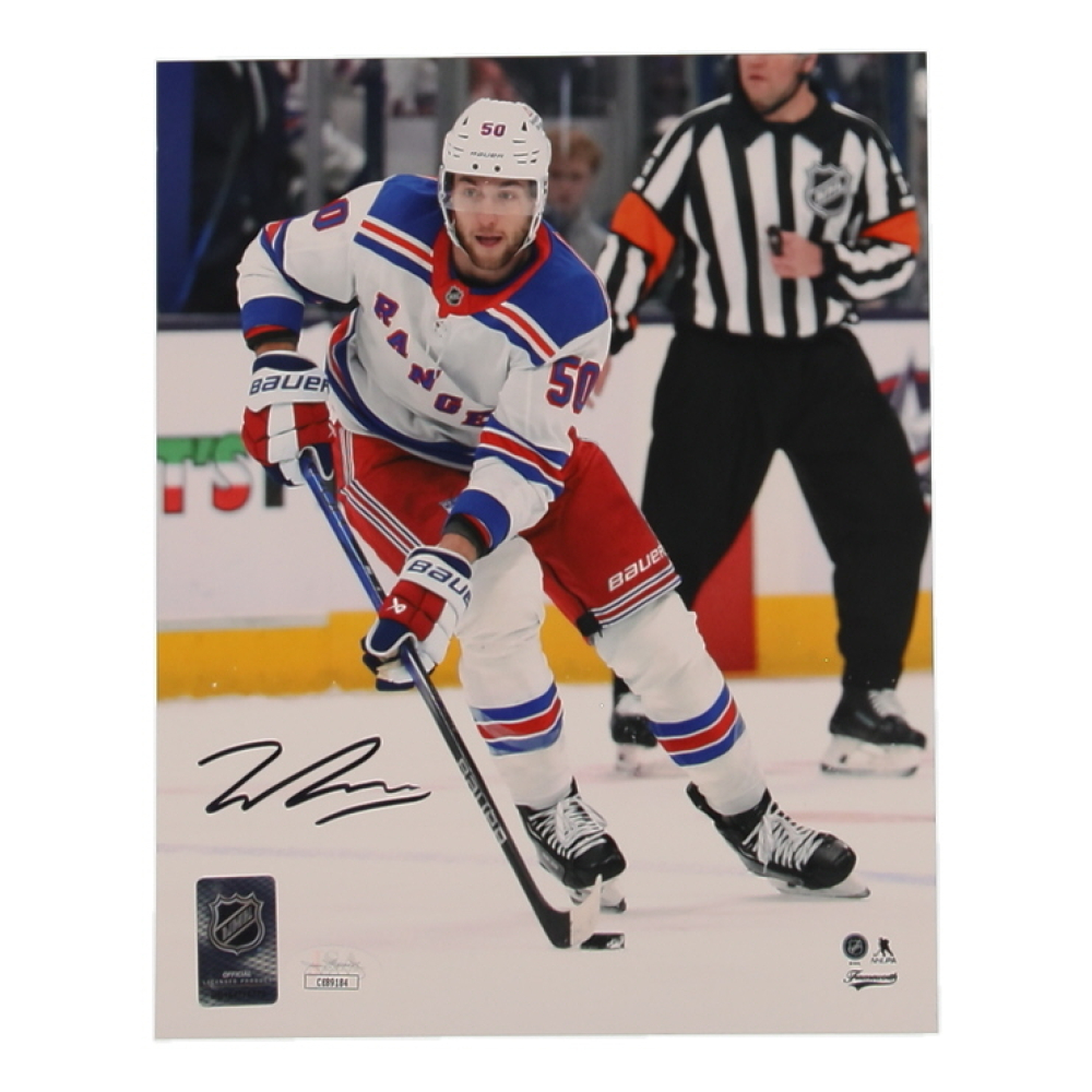 Will Cuylle Signed Rangers 8x10 Photo (JSA) at PristineAuction.com