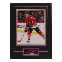 Nikita Zaitsev Signed Blackhawks 12x16 Custom Matted Cut Display (JSA) at PristineAuction.com