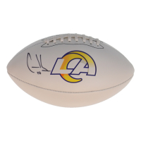 Cooper Kupp Signed Rams Logo NFL Football (Fanatics) at PristineAuction.com