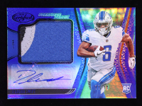 D'Andre Swift 2020 Certified Mirror Blue #209 Jersey Autograph #77/99 RC at PristineAuction.com