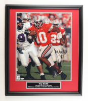 Troy Smith Signed Ohio State Buckeyes Custom Framed Photo Display Inscribed "HT 06" (Sports Collectibles) at PristineAuction.com